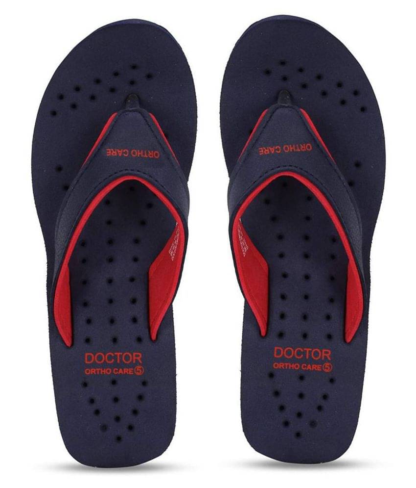     			DOCTOR EXTRA SOFT - Navy Women's Thong Flip Flop