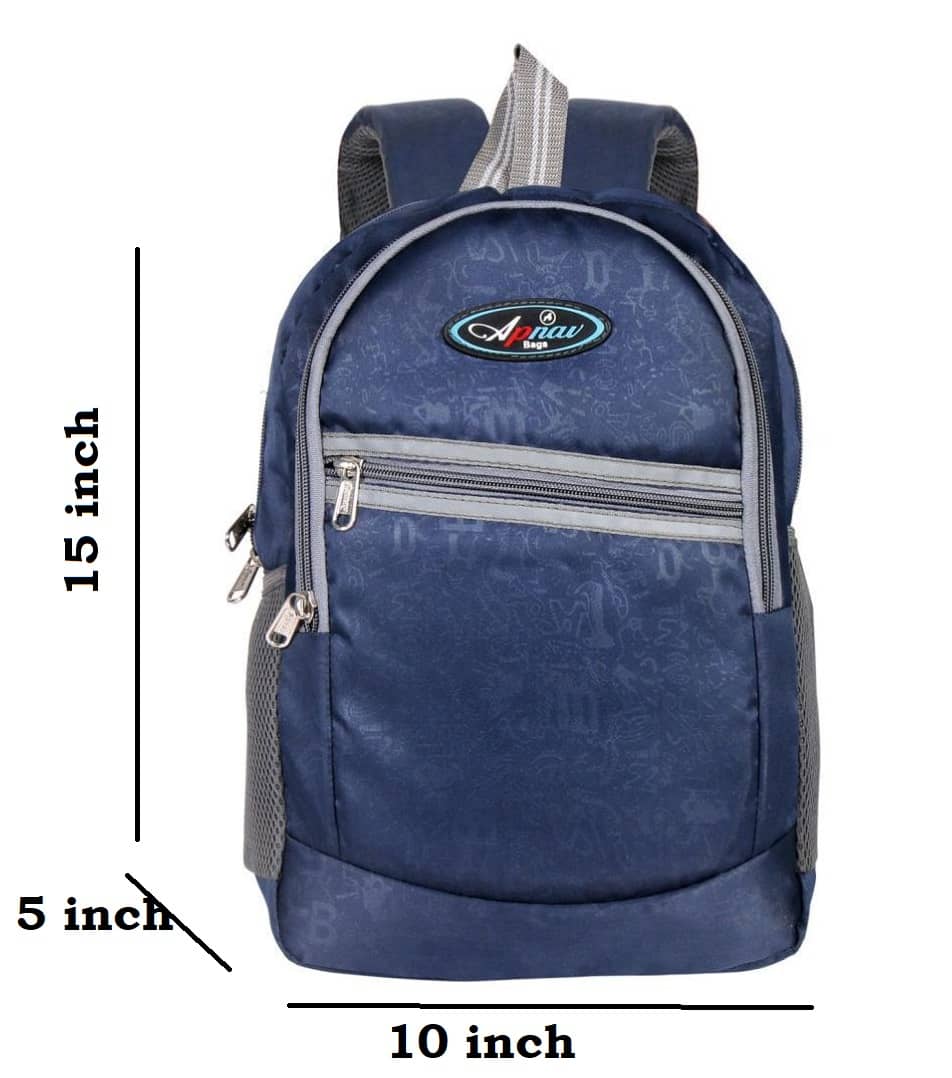 Apnav Navy Blue 15 Ltrs School Bag for Boys & Girls - Handbags | Buy online on ZillyBuy