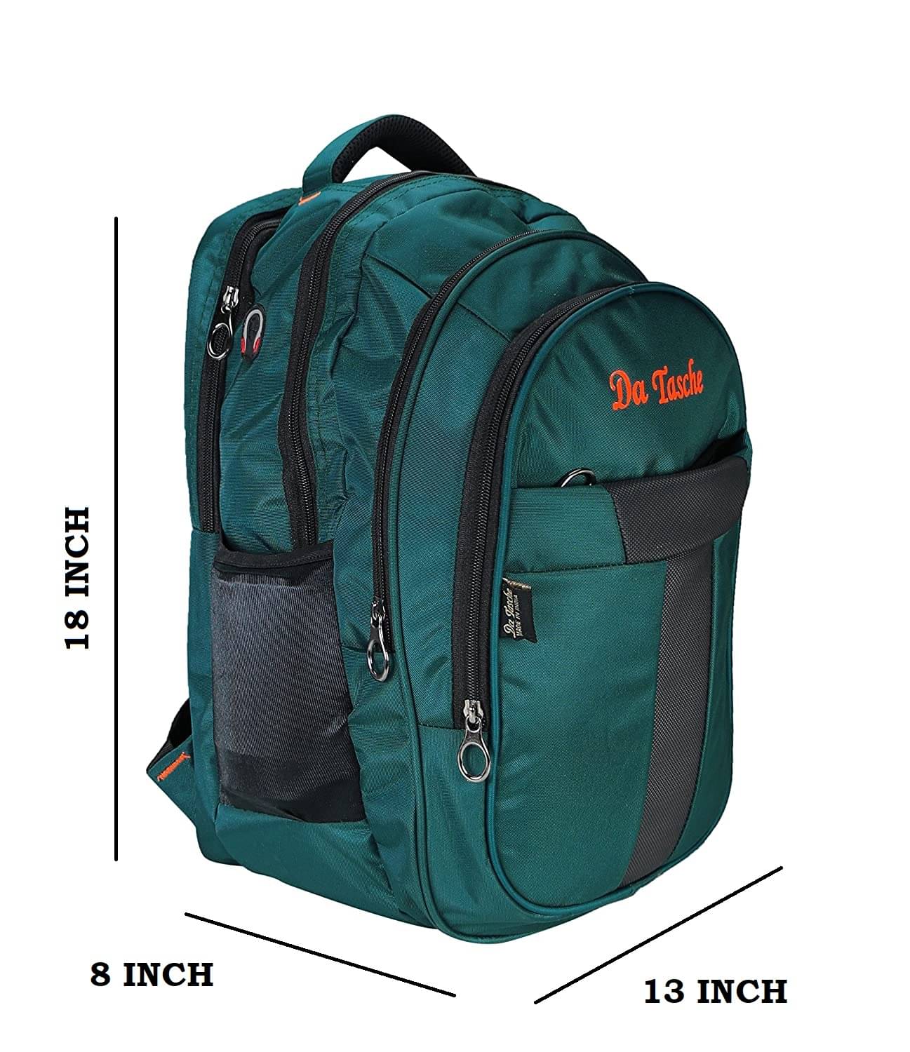 Da Tasche Army Green 35 Ltrs School Bag for Boys & Girls Da Tasche Army Green 35 Ltrs School Bag for Boys & Girls