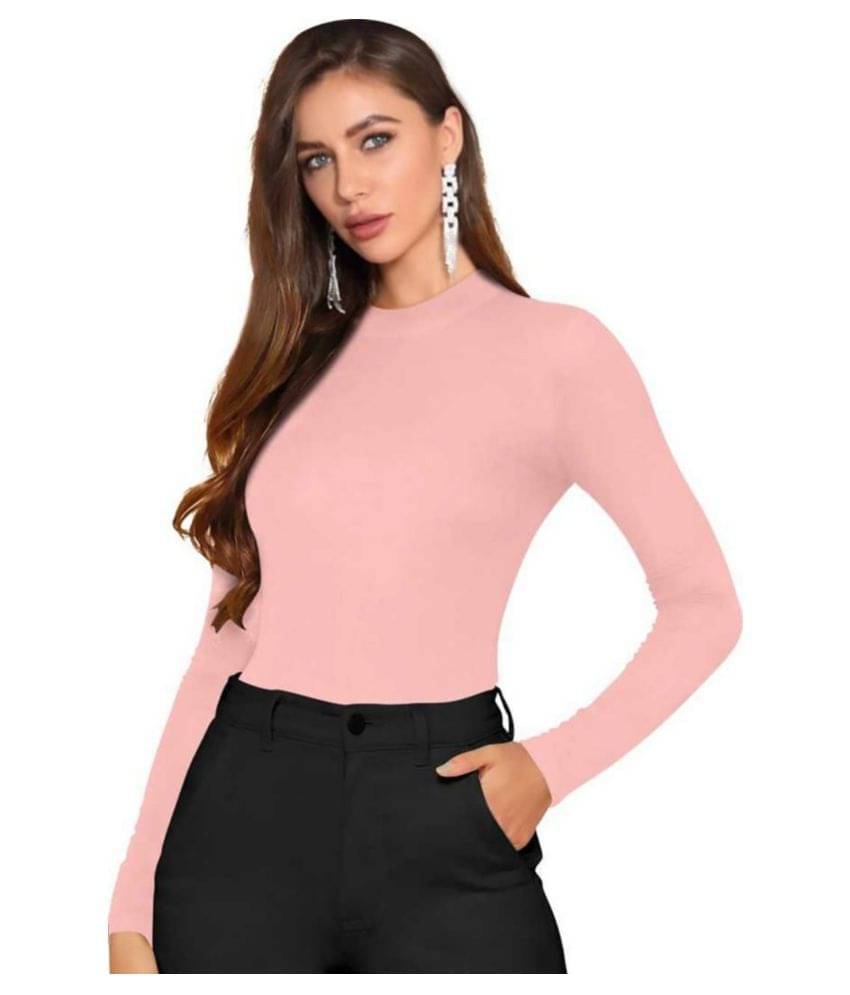     			Dream Beauty Fashion Women's Cotton Blend Regular Top ( Peach )