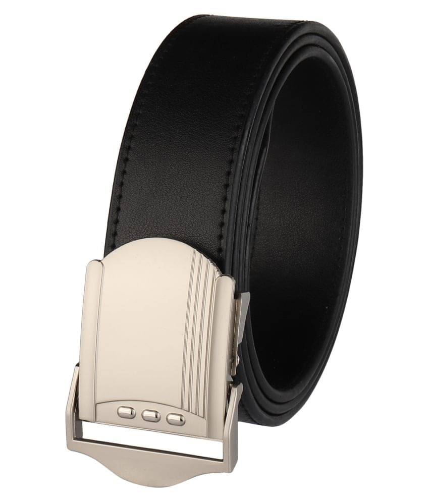 Loopa Black PU Formal Belt Pack of 1 Loopa Black PU Formal Belt Pack of 1