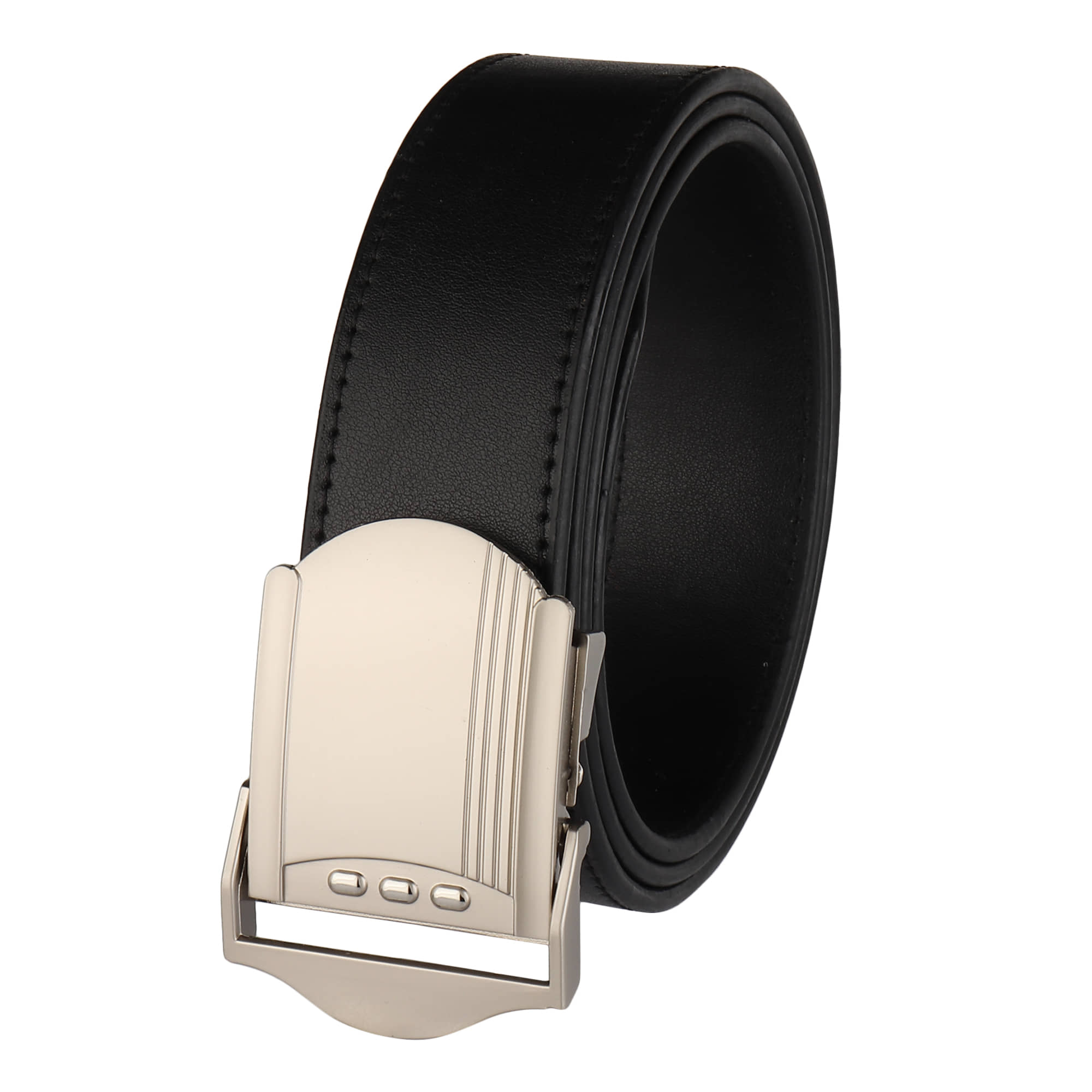 Loopa Black PU Formal Belt Pack of 1