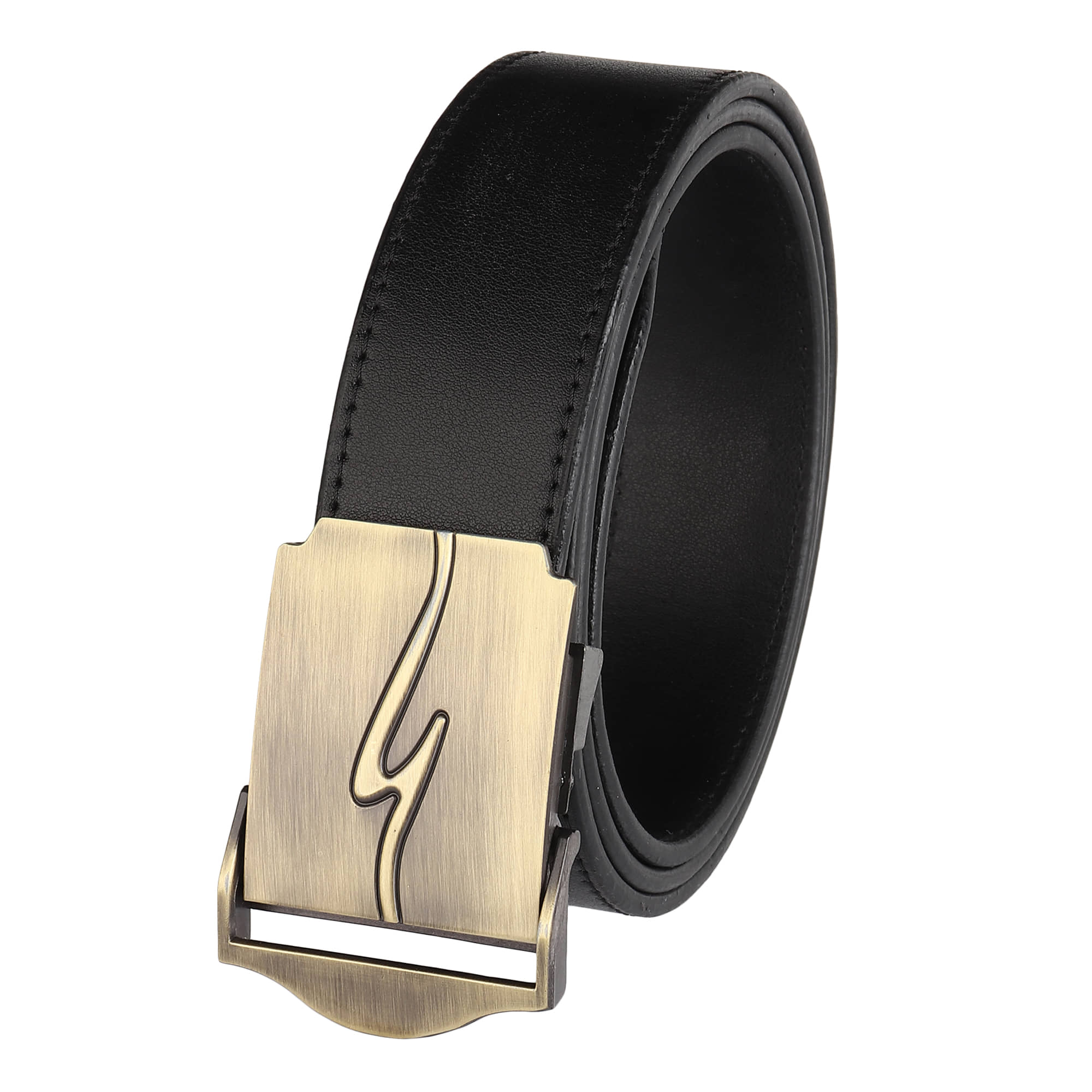 Loopa Black PU Formal Belt Pack of 1