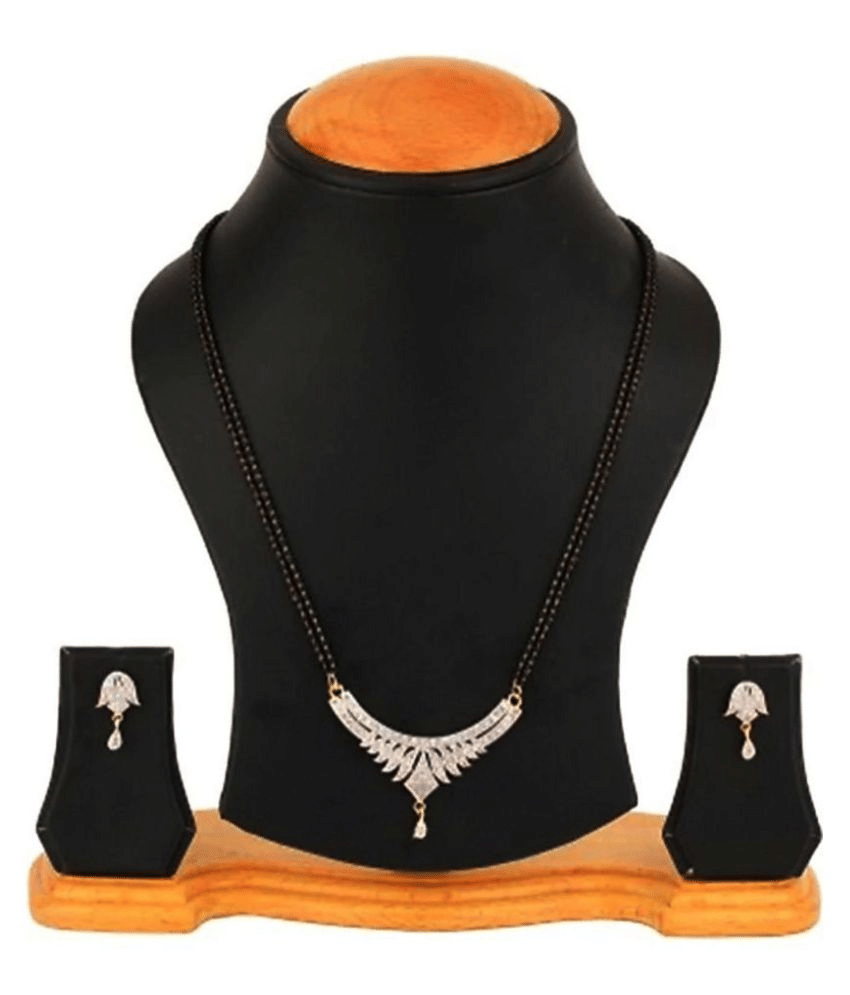     			Sunhari Jewels Silver Mangalsutra Set ( Pack of 1 )