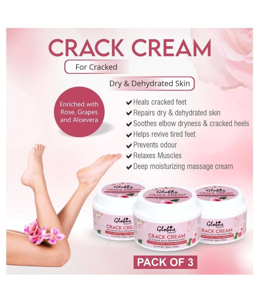     			Globus Naturals Crack Cream, 100gm (Pack of 3)