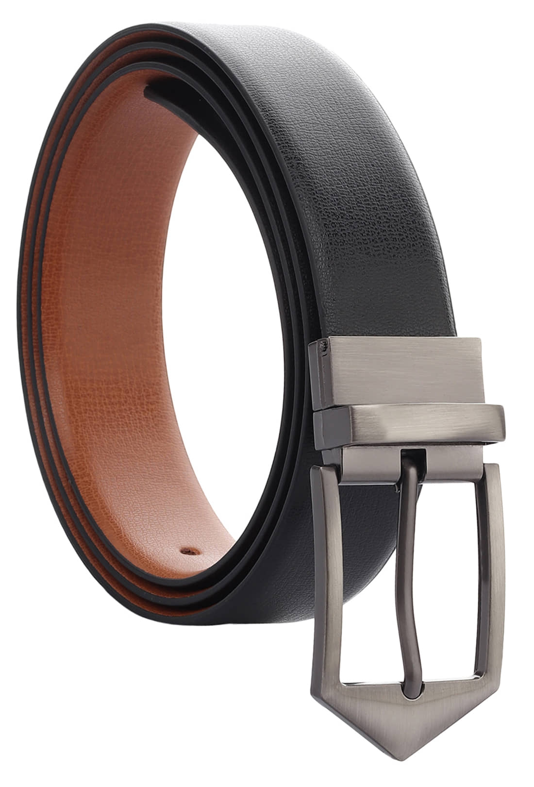 Loopa Black PU Formal Belt Pack of 1