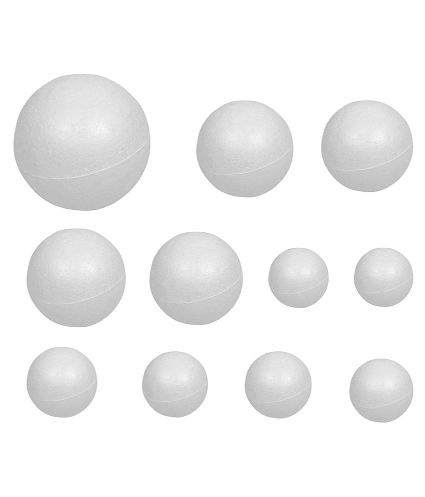 PRANSUNITA Other Craft Styrofoam Smooth Balls for DIY Crafts & Solar System ( Pack of 1 ) PRANSUNITA Other Craft Styrofoam Smooth Balls for DIY Crafts & Solar System ( Pack of 1 )
