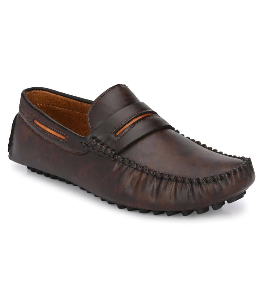 Prolific Brown Loafers - Formal Shoes | Buy online on ZillyBuy