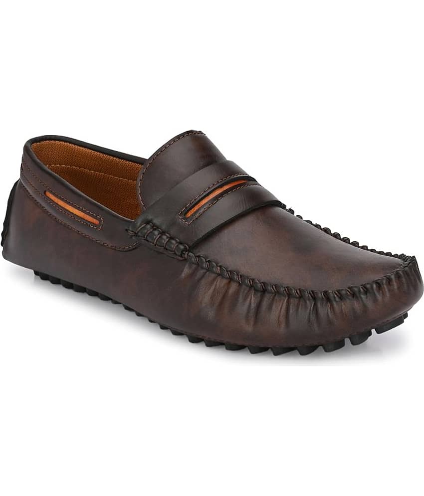 Prolific Brown Loafers - Formal Shoes | Buy online on ZillyBuy