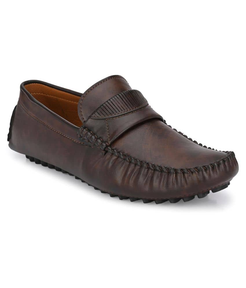 Prolific - Brown Men's Slip on loafers - Formal Shoes | Buy online on ZillyBuy