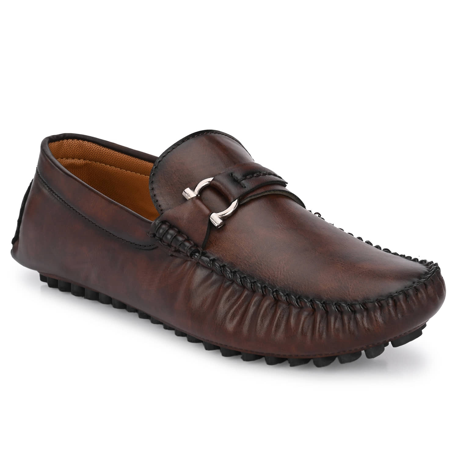 Prolific - Brown Men's Slip on loafers - Formal Shoes | Buy online on ZillyBuy