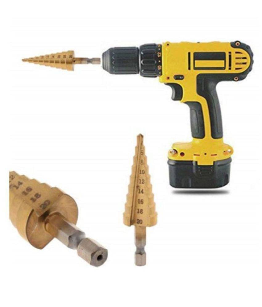     			SHB 9-Step Cond rill Hex Shank1/4 Hole Cutter Drilling Tool (4-20 mm)