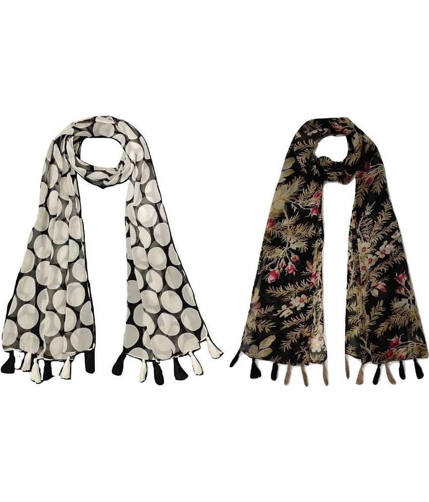 stolevilla Multi Printed Poly Cotton Yarn Stoles - Dupattas & Shawls | Buy online on ZillyBuy