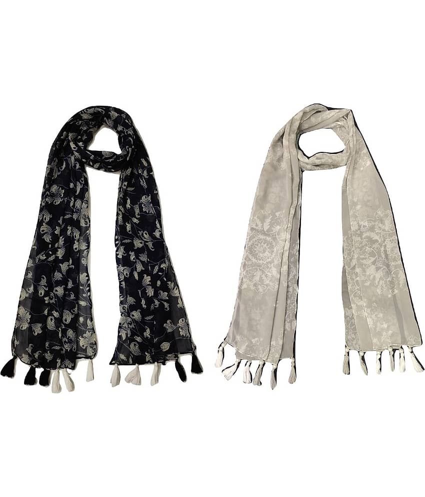 stolevilla Multi Printed Poly Cotton Yarn Stoles - Dupattas & Shawls | Buy online on ZillyBuy