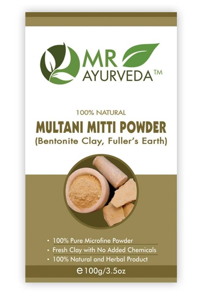 MR Ayurveda Best Selling Multani Mitti Powder Face Pack Masks 100 gm MR Ayurveda Best Selling Multani Mitti Powder Face Pack Masks 100 gm