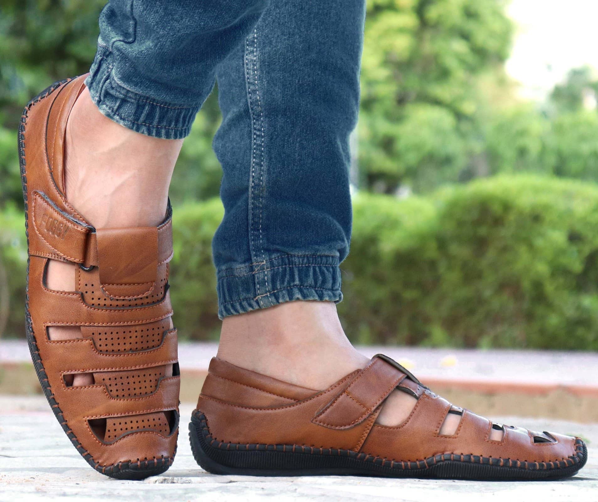 FOGGY - Tan  Men's Sandals