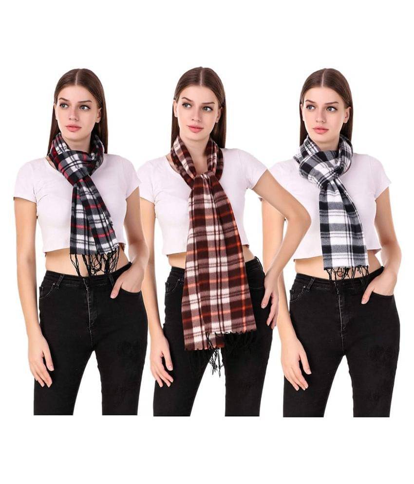 HF LUMEN Multicolor Men's & Women's Soft Light Weight Winter Warm Mufflers Pack Of 3 (Random Colors will be sent) HF LUMEN Multicolor Men's & Women's Soft Light Weight Winter Warm Mufflers Pack Of 3 (Random Colors will be sent)