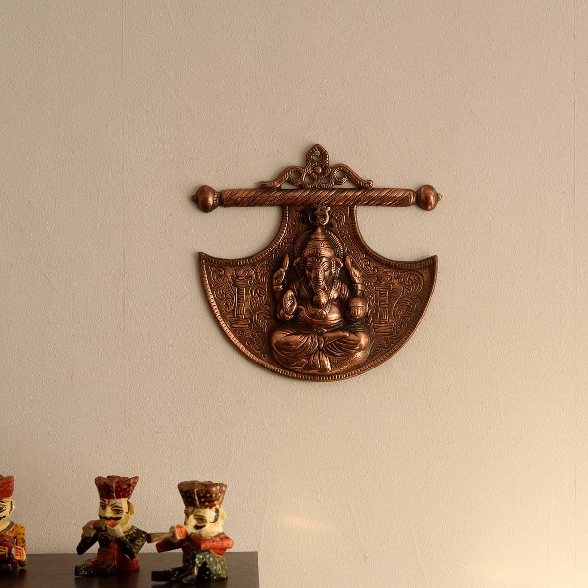     			eCraftIndia Brown Mix Metal Figurines - Pack of 1