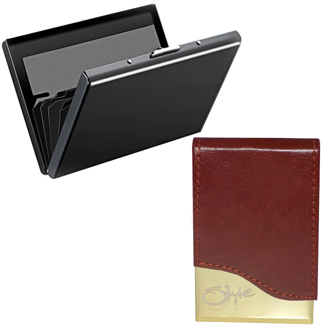 High Quality Metal with White Debit/Credit ATM|Combo of 2| Card Holder (26092664) - Handbags | Buy online on ZillyBuy