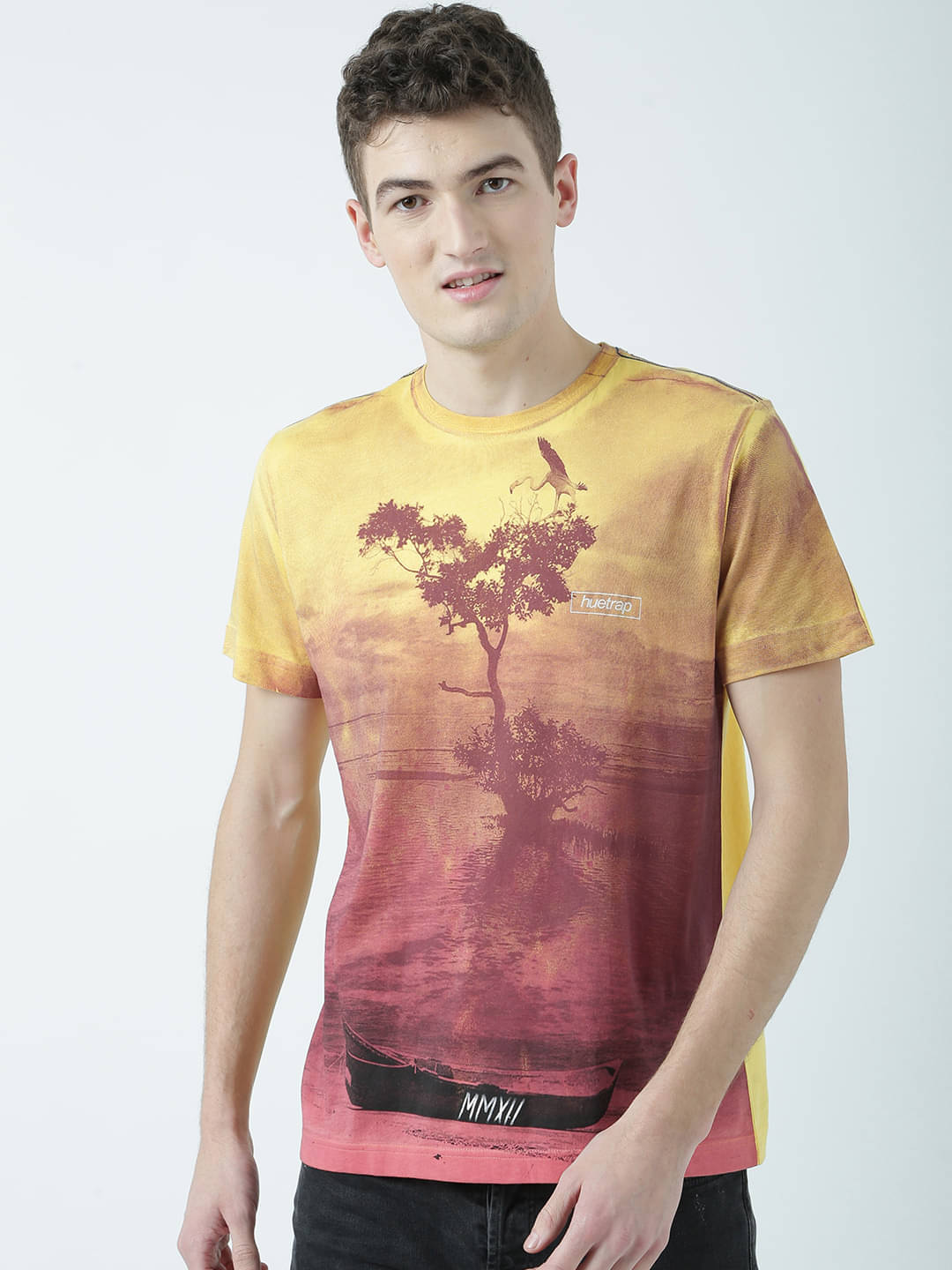 Huetrap Pack of 1 Cotton Regular Fit Men's T-Shirt ( Yellow ) Huetrap Pack of 1 Cotton Regular Fit Men's T-Shirt ( Yellow )