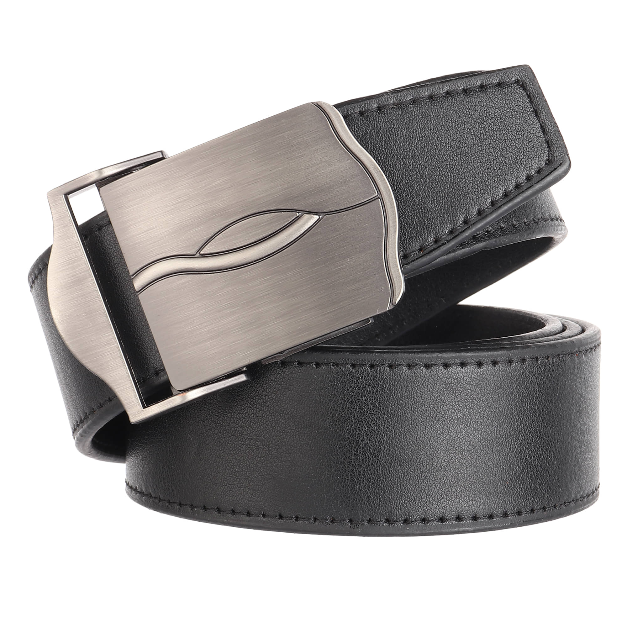 Loopa Black PU Formal Belt Pack of 1