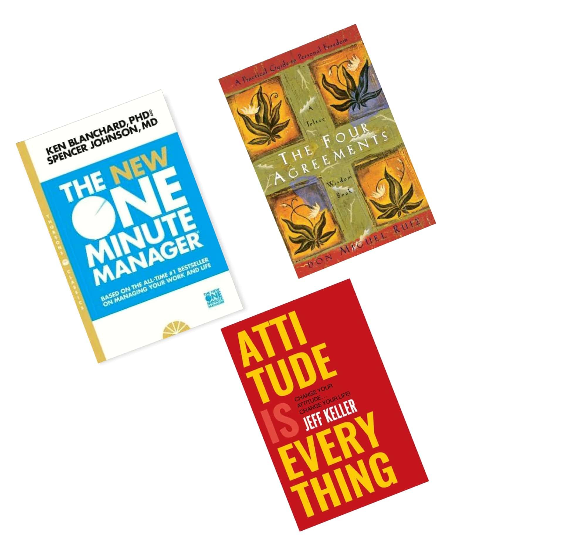 The Four Agreements +The New One Minute Manager +Attitude Is Everything Paperback (English) The Four Agreements +The New One Minute Manager +Attitude Is Everything Paperback (English)