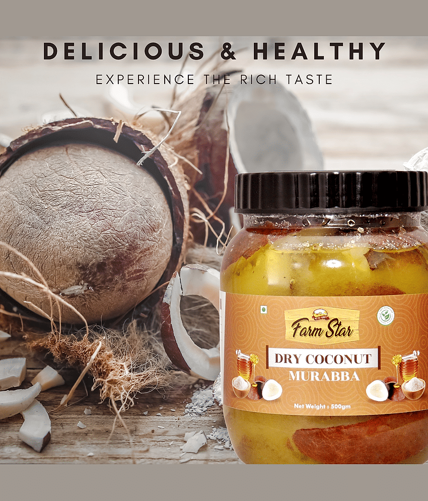 Farm Star Dry Coconut Murabba Marmalade 500 gm