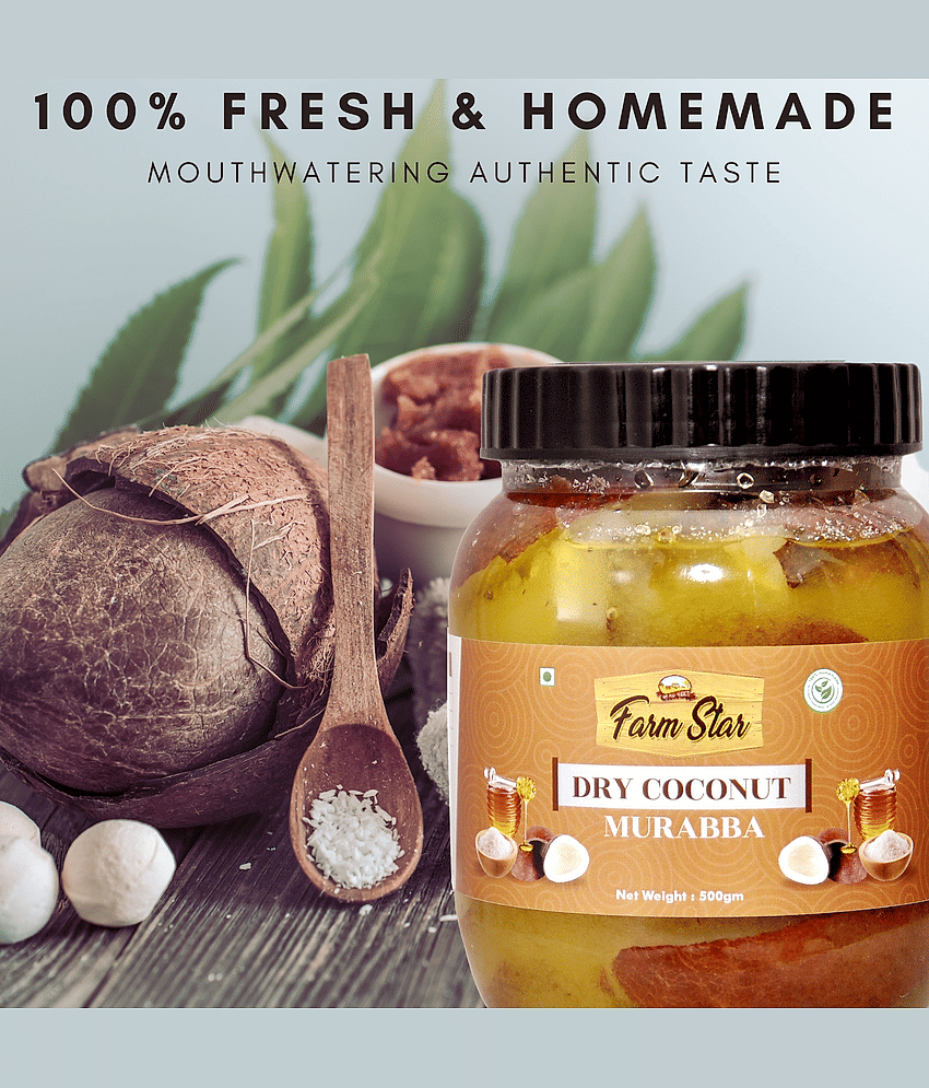 Farm Star Dry Coconut Murabba Marmalade 500 gm