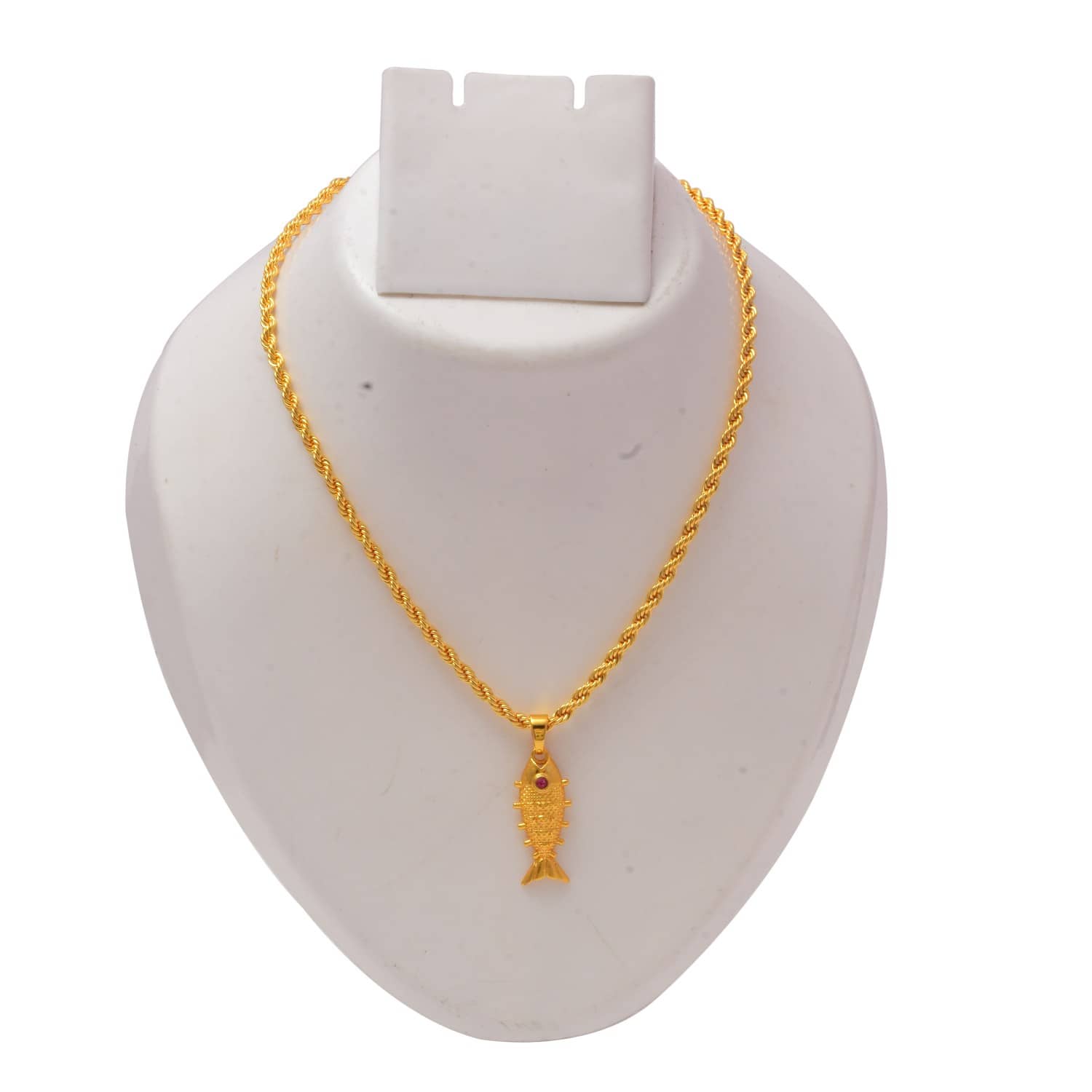 Jewar Mandi - Golden Pendant ( Pack of 1 )