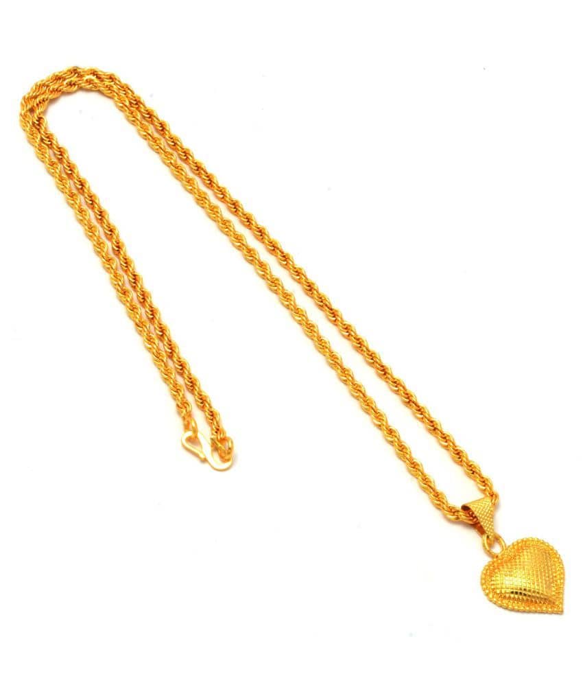 Jewar Mandi - Golden Pendant set ( Pack of 1 )