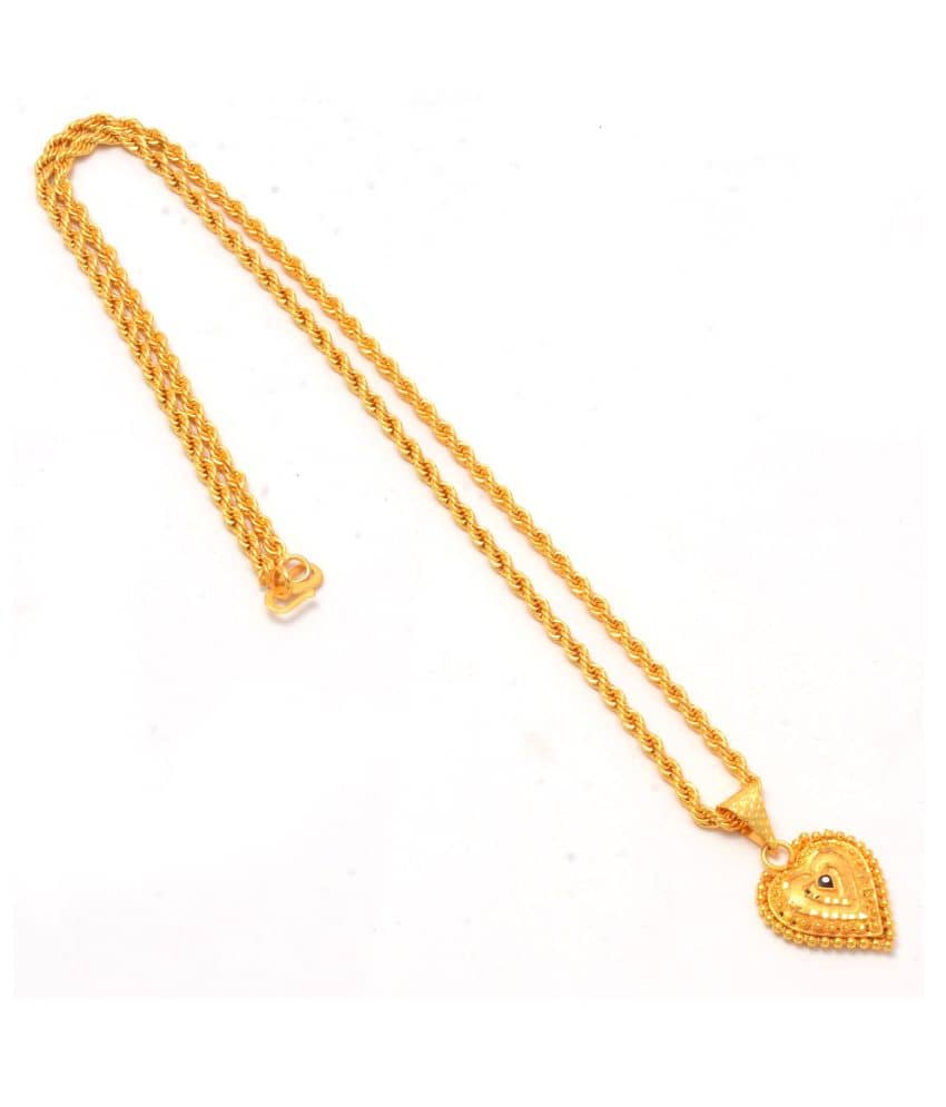 Jewar Mandi - Golden Pendant ( Pack of 1 )