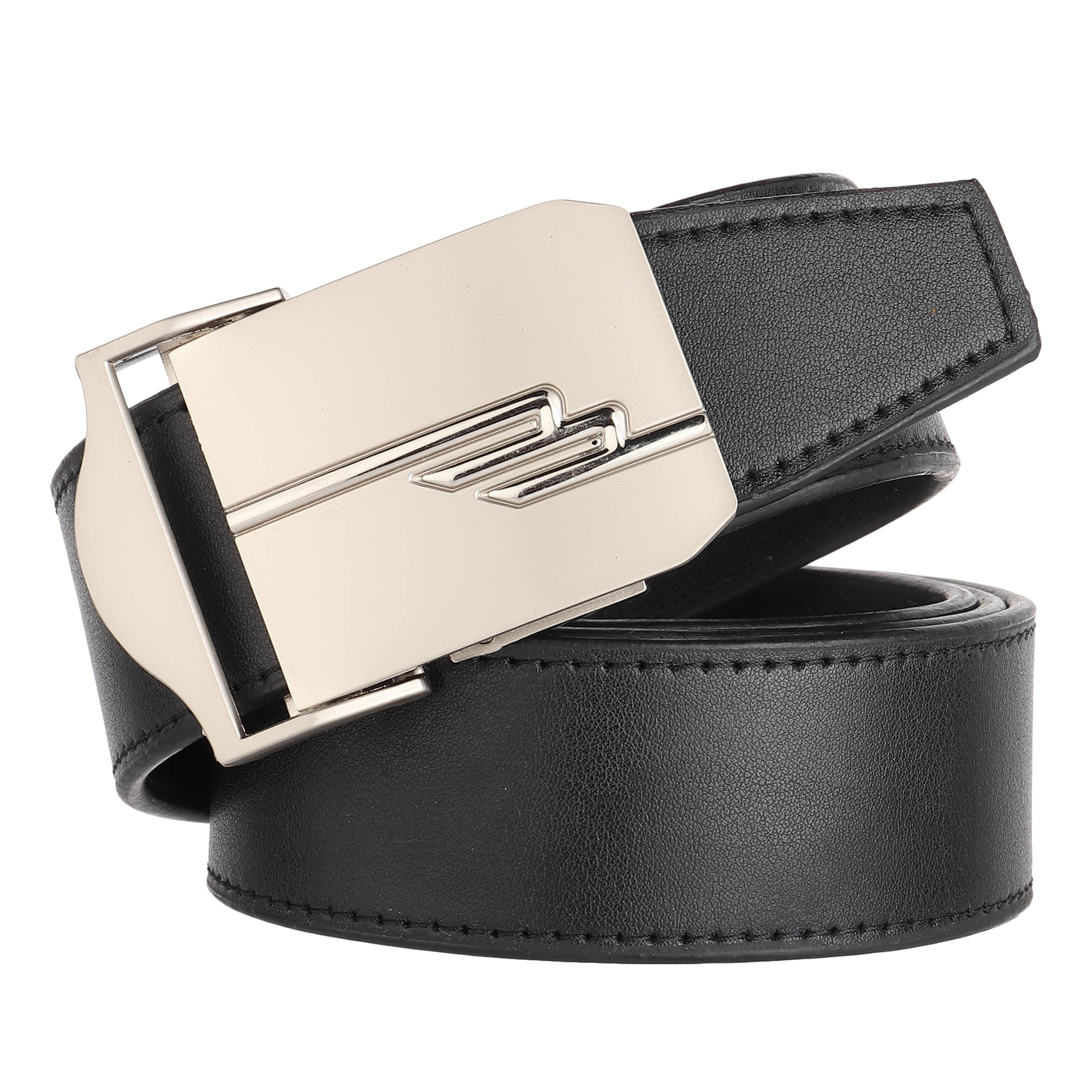Loopa Black PU Formal Belt Pack of 1 Loopa Black PU Formal Belt Pack of 1