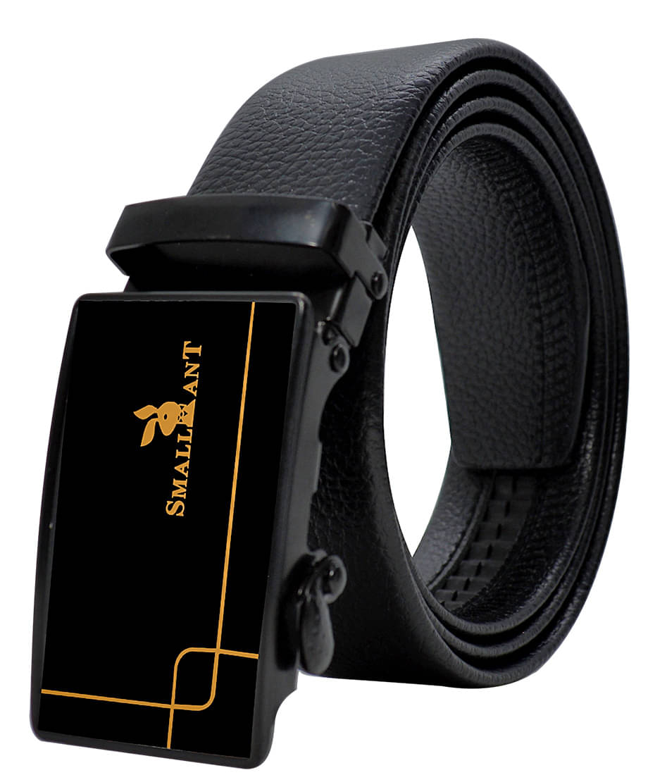     			Loopa - Black PU Men's Formal Belt ( Pack of 1 )