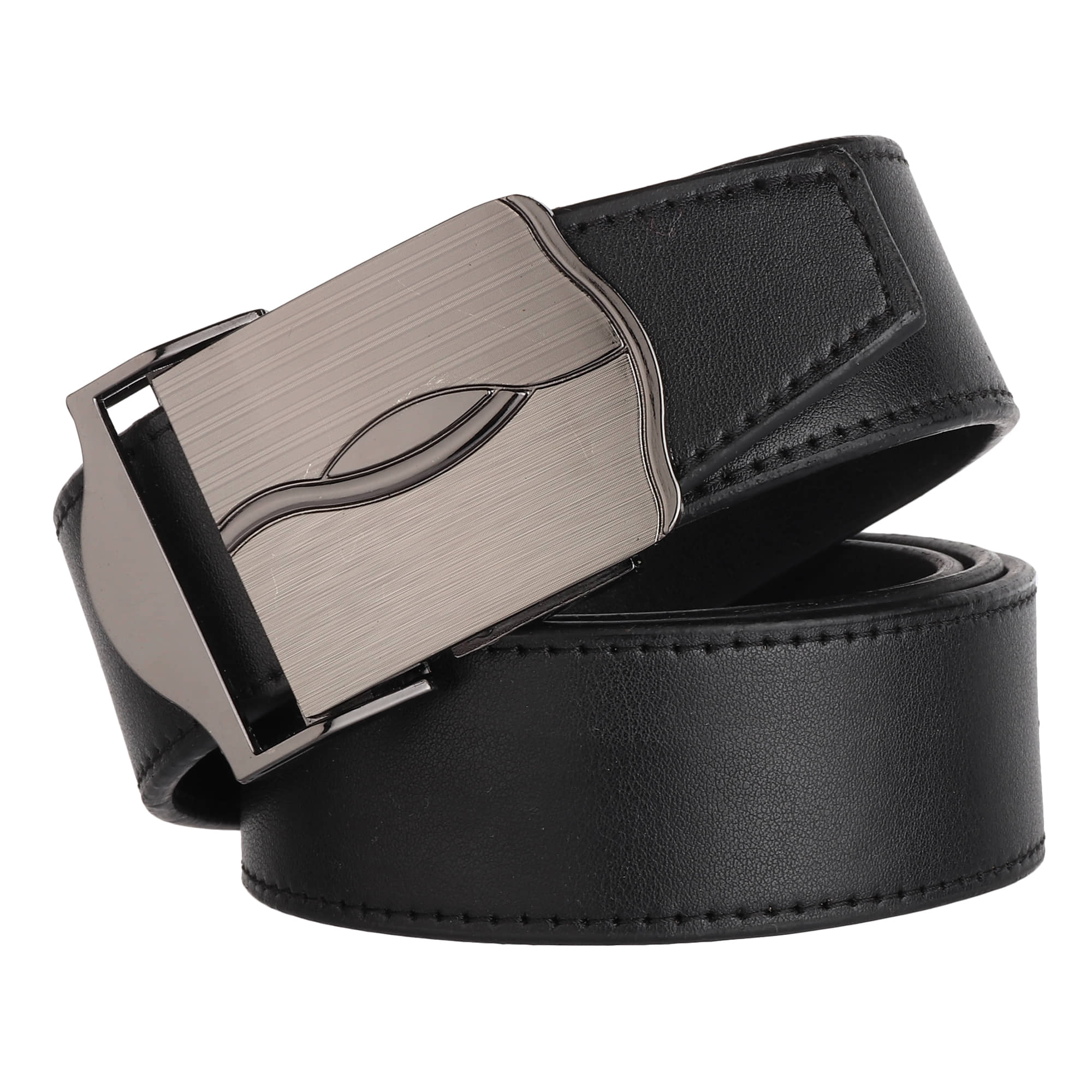 Loopa Black PU Formal Belt Pack of 1