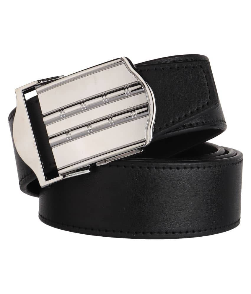 Loopa Black PU Formal Belt Pack of 1