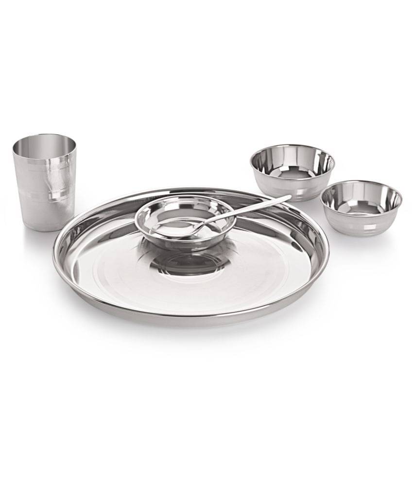     			Neelam DBJS006D Stainless Steel Dinner Set of 6 Pieces