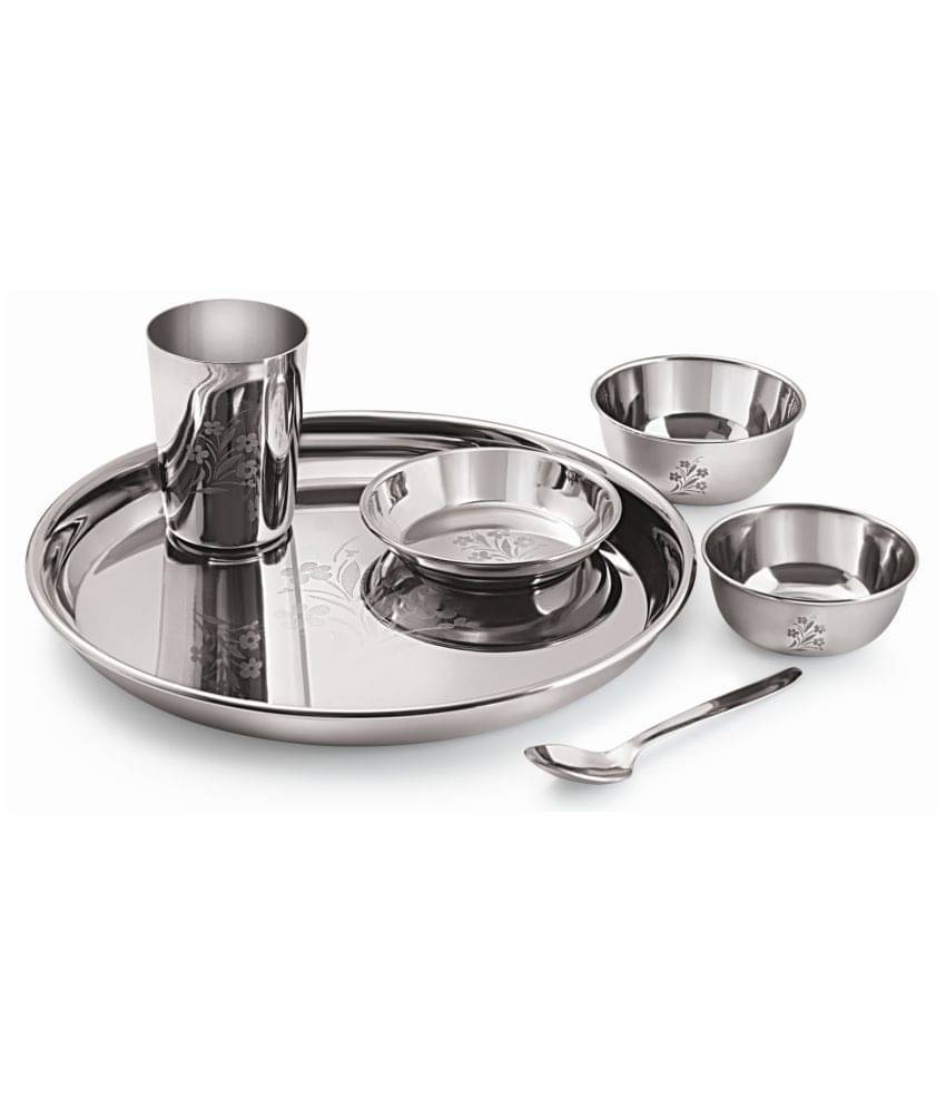     			Neelam DBJS006L Stainless Steel Dinner Set of 6 Pieces
