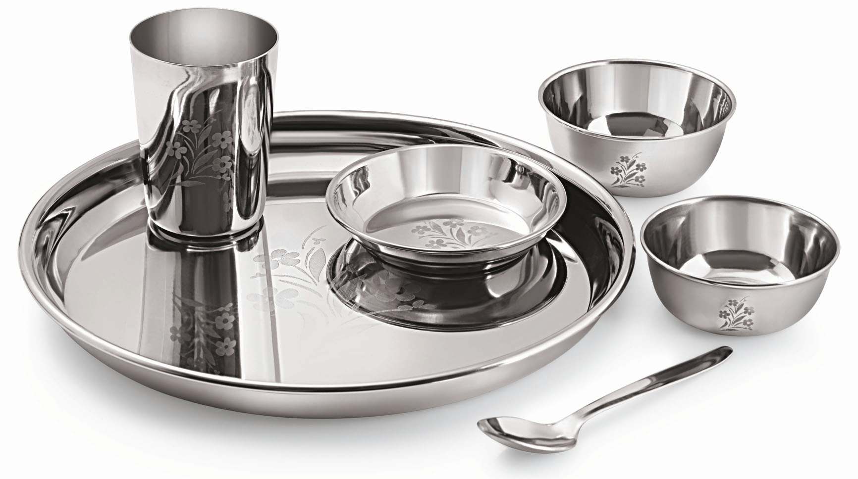 Neelam DDNS008L Stainless Steel Dinner Set of 8 Pieces