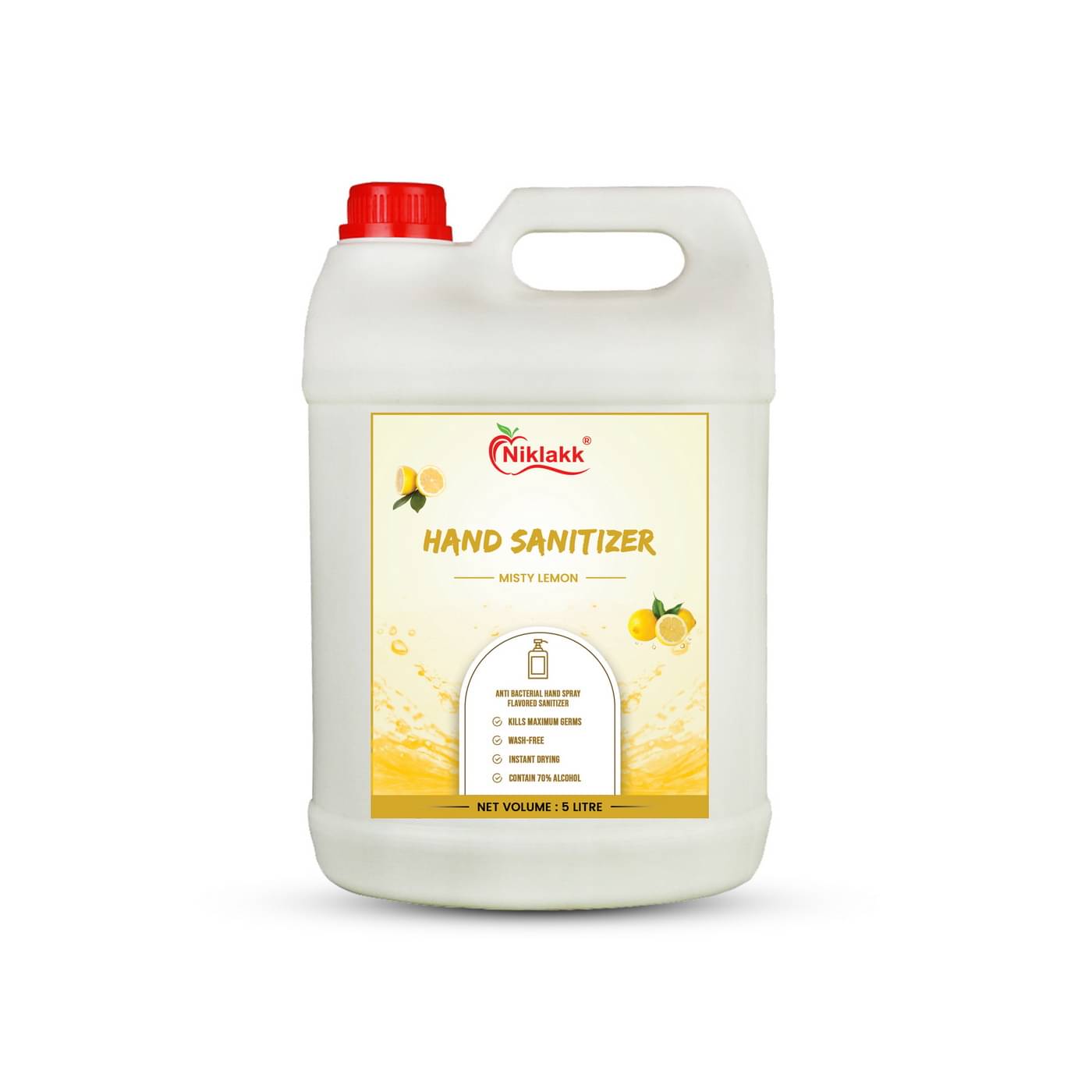     			Niklakk Hand Sanitizer 5000 mL Pack of 1
