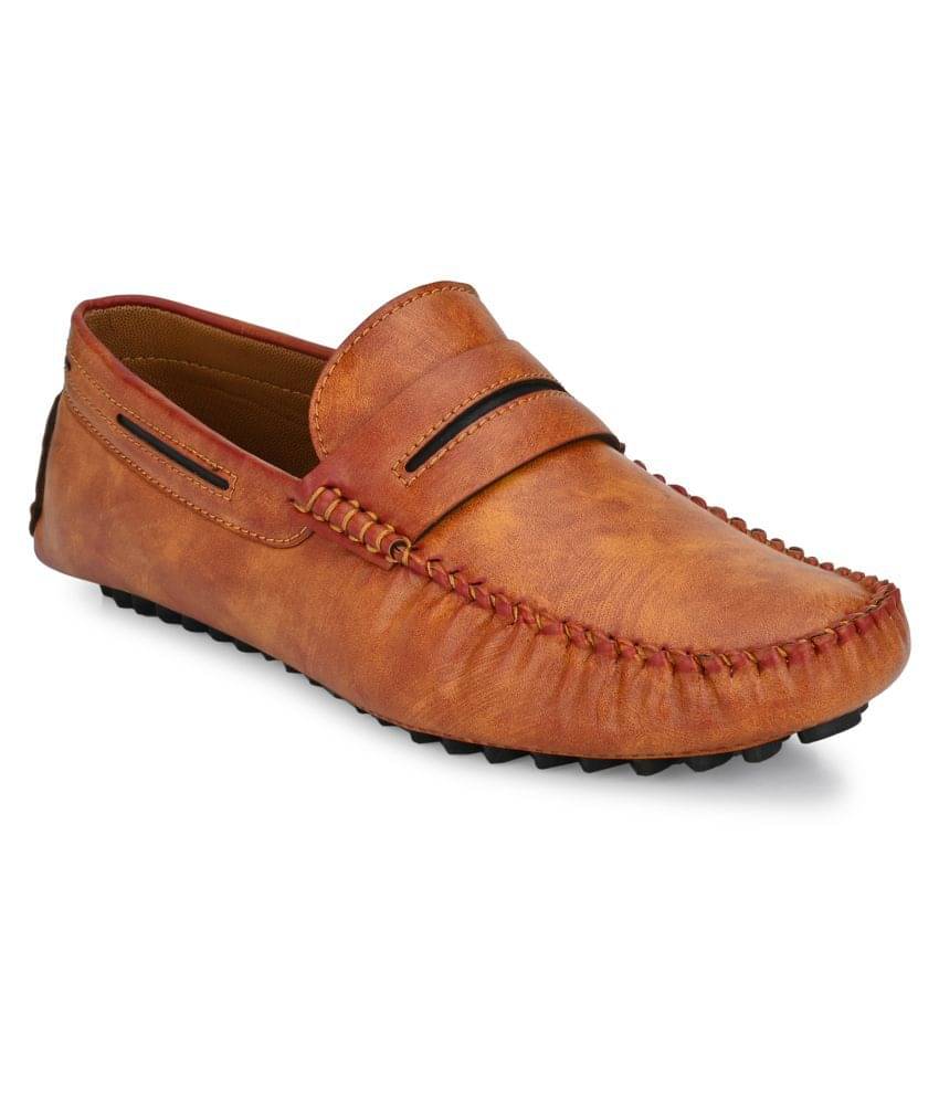     			Prolific - Tan Men's Slip On Formal Shoes
