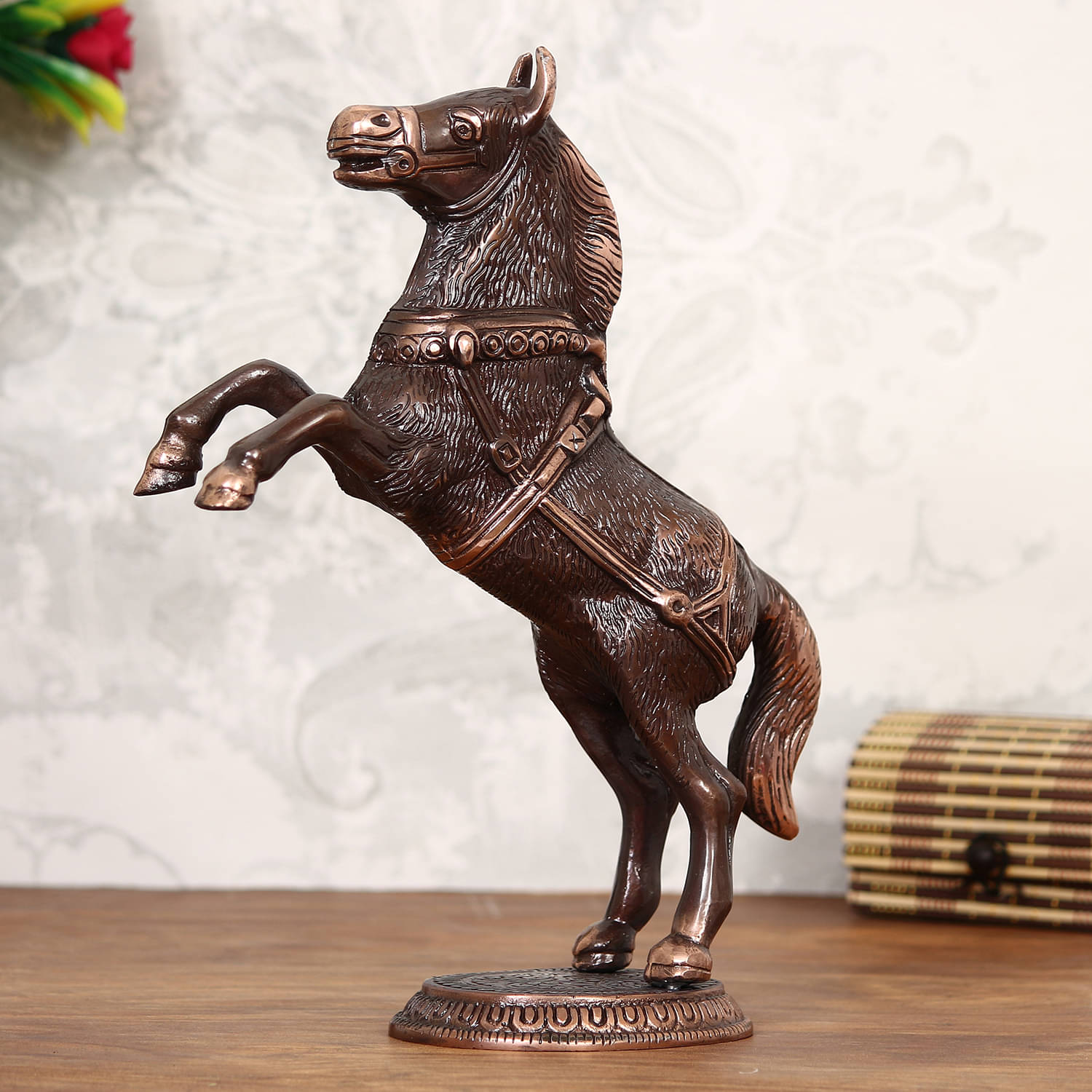     			eCraftIndia Brown Mix Metal Figurines - Pack of 1