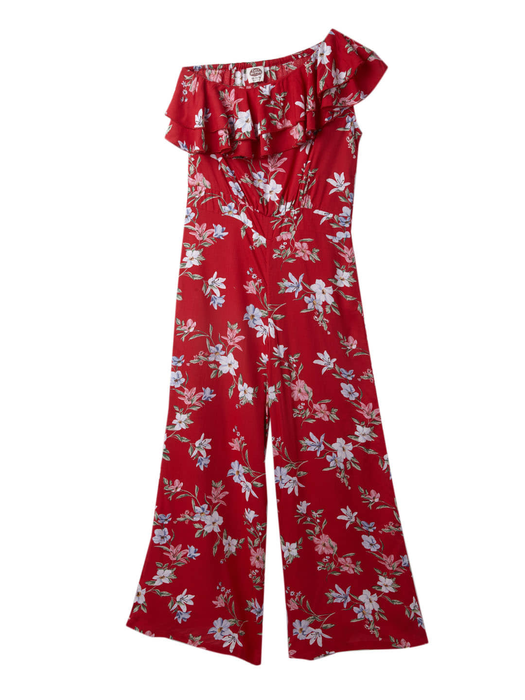 Cub Mcpaws Girls Rayon Jumpsuit ( Pack of 1 , Red )