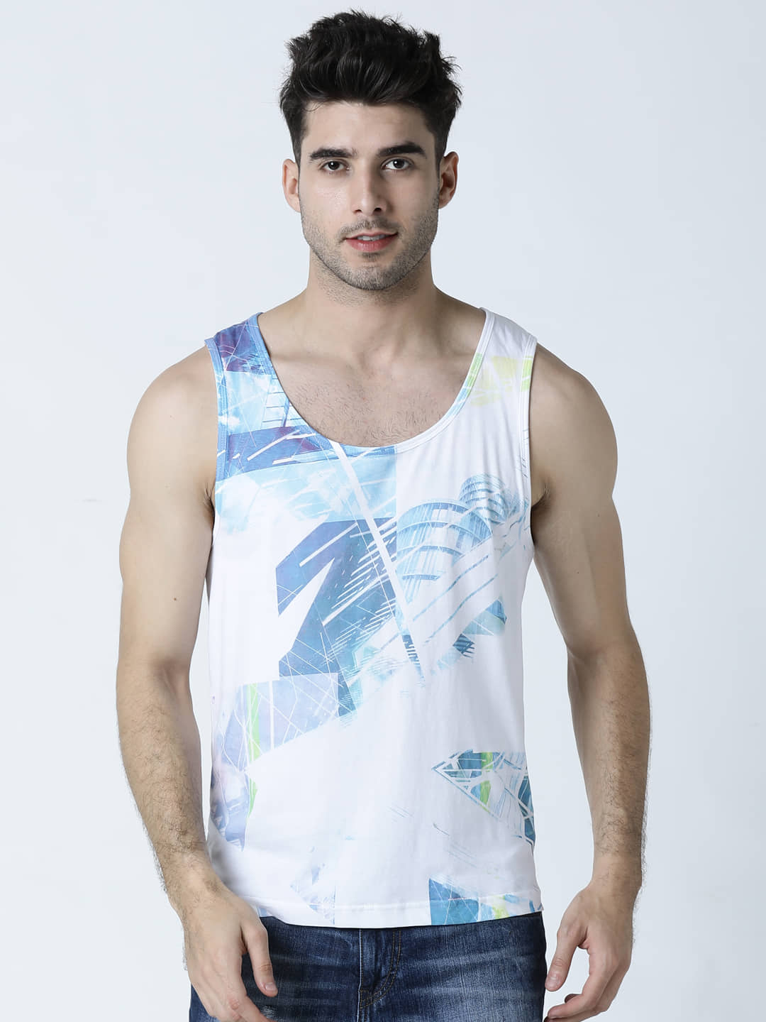 Huetrap Pack of 1 Cotton Regular Fit Men's T-Shirt ( White )