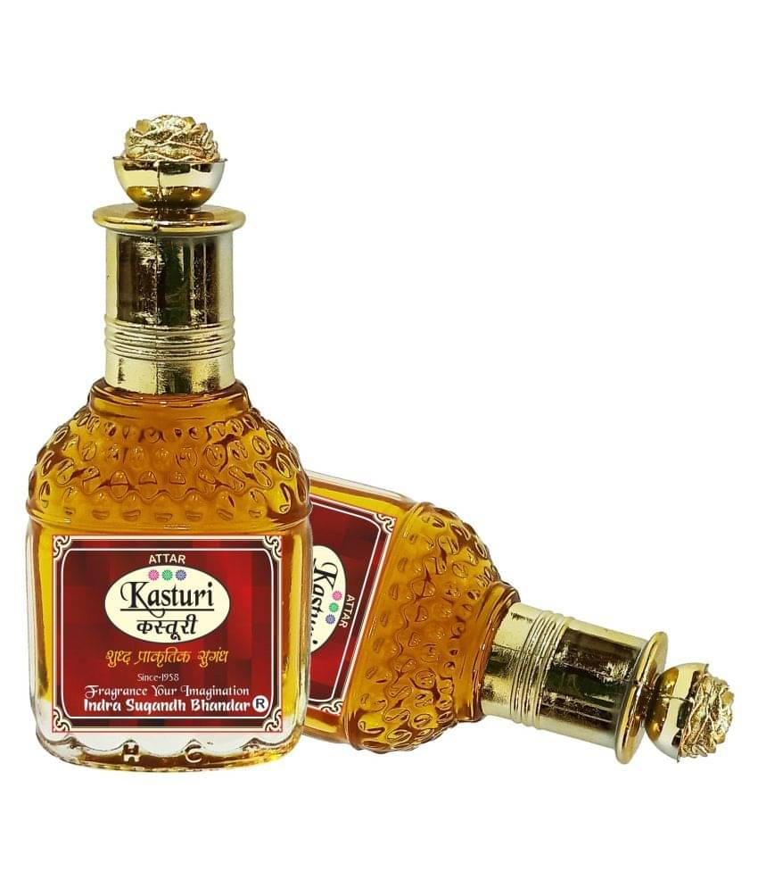     			INDRA SUGANDH BHANDAR - Real Kasturi With Kasturi Days Attar For Men & Women 25ml Pack Of 1
