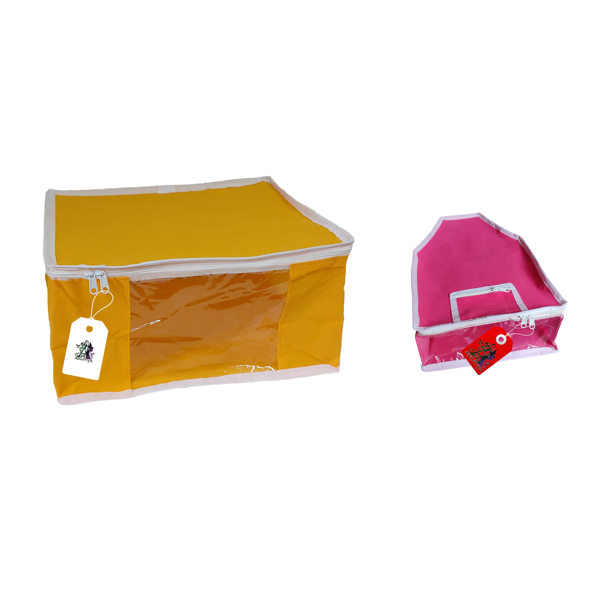     			ADWITIYA Multi Apparel Covers - 2 Pcs