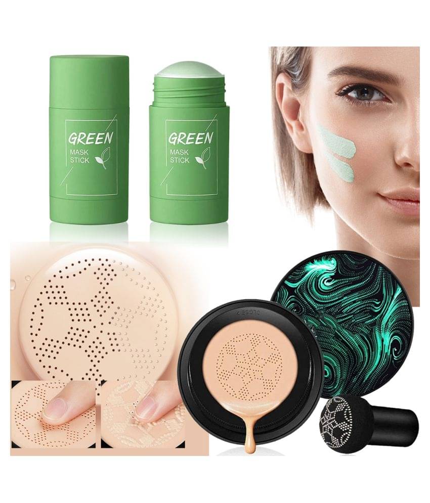 Adbeni 3 in 1 Air Mushroom Air Cushion CC cream (20g) & Green Tea Clay Stick Mask Oil Control (50g) Adbeni 3 in 1 Air Mushroom Air Cushion CC cream (20g) & Green Tea Clay Stick Mask Oil Control (50g)