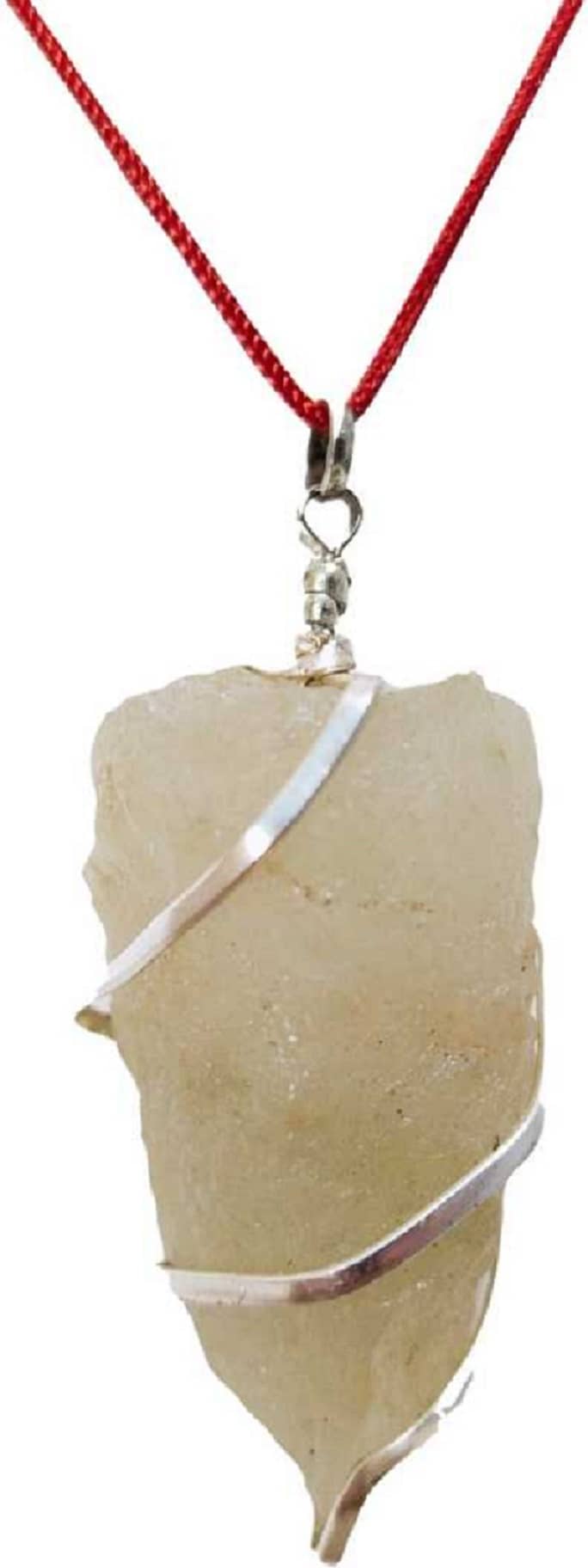 Green Aventurine Stone Pendant Natural Raw Rough Semi Precious Wire Wrapped Green Crystal Gemstone Pendant Crystal Stone Pendant