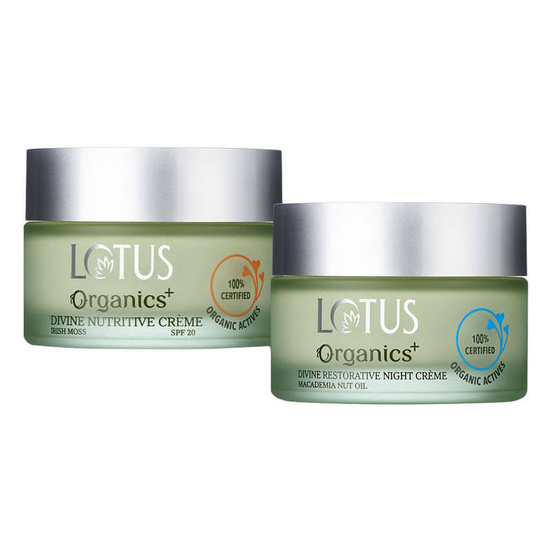     			Lotus Organics+ Divine Nutritive Day Cream50g & Night Cream50g (Pack of 2)