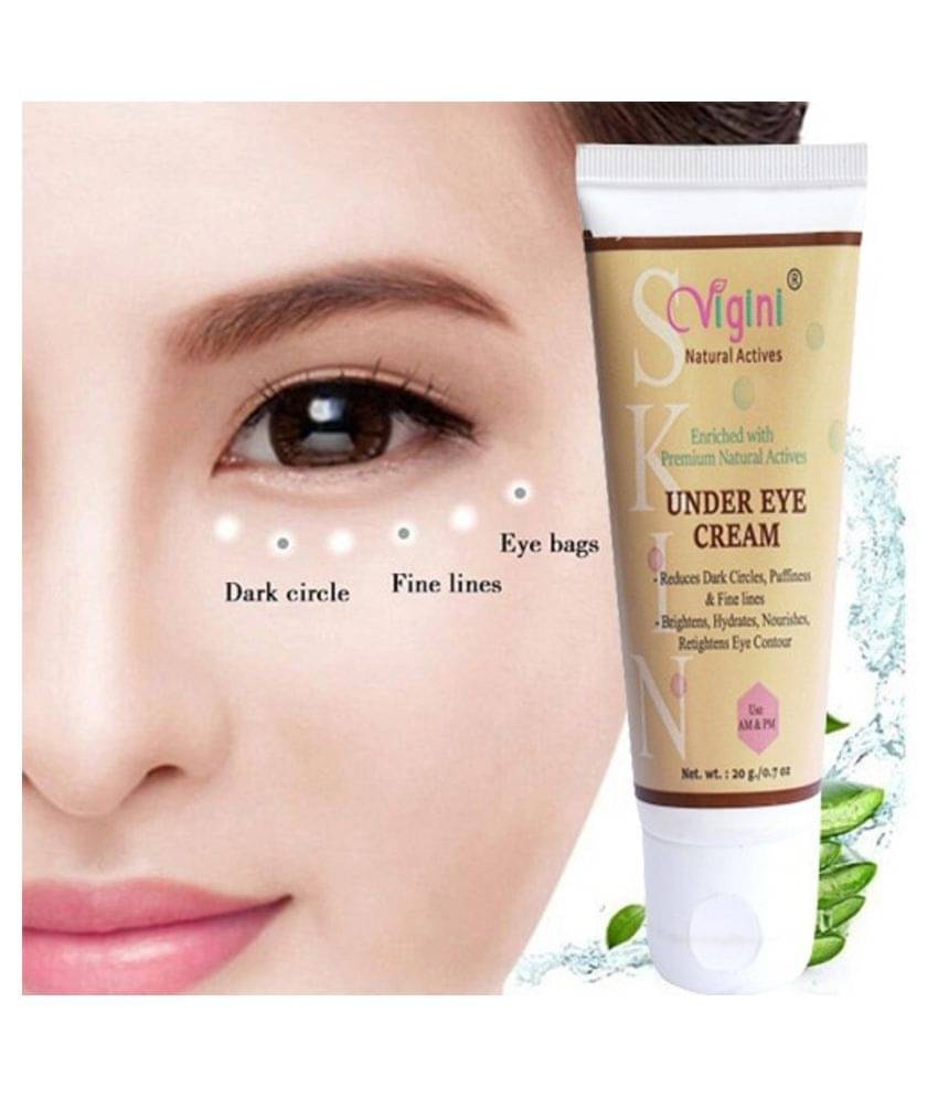 Vigini Under Eye Cream Wrinkles Dark Circles Repair Lift Puffy Eyes Day Night Cream 20 gms Vigini Under Eye Cream Wrinkles Dark Circles Repair Lift Puffy Eyes Day Night Cream 20 gms