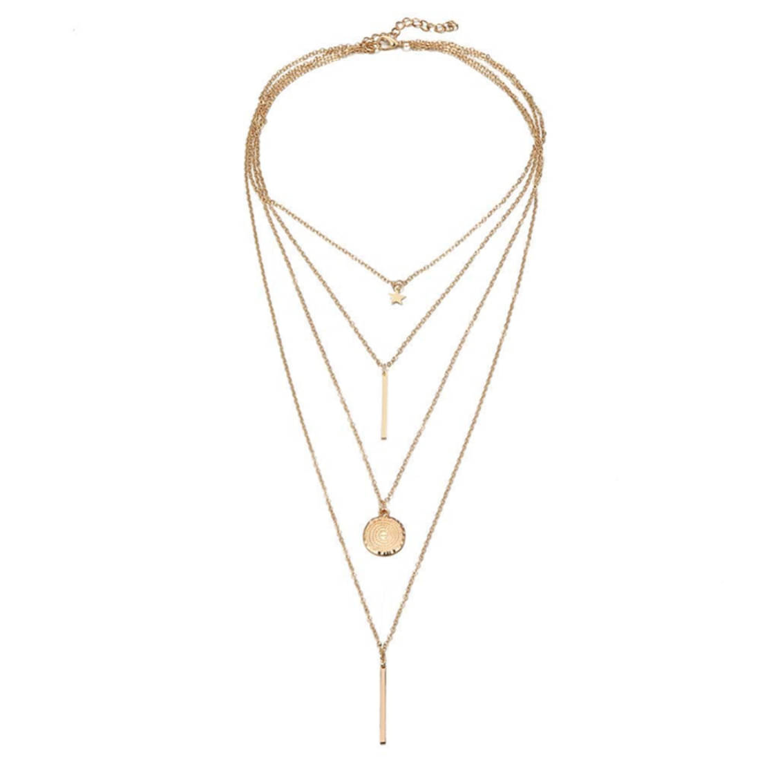     			YouBella Jewellery Stylish Combo of Two Necklace Chains for Women and Girls (Style 2)